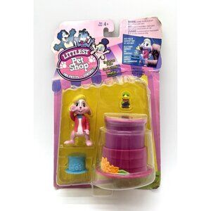 Vintage Littlest Pet Shop Tree House Gang Hat Trick Viv 1995 Kenner CARDED